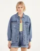 Oversize-Jeansjacke